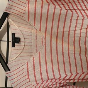 Calvin Klein strip 3/4 sleeve shirt